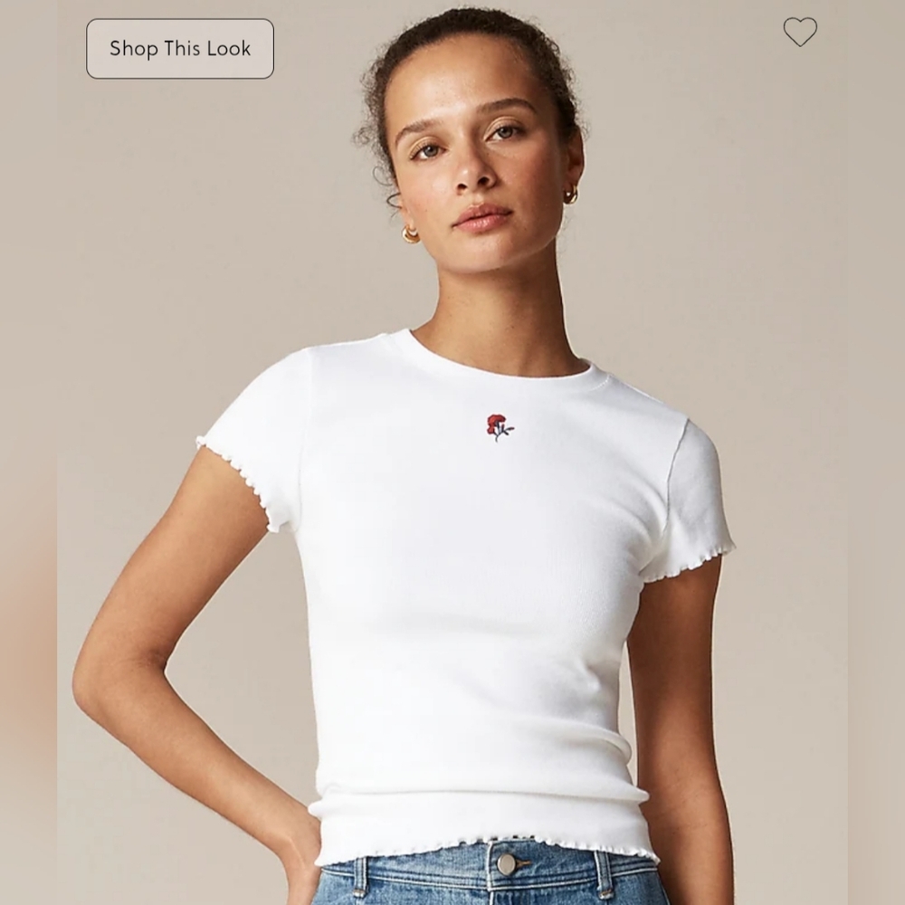 Rouje X J.Crew Fleur T-shirt - Picture 2 of 7